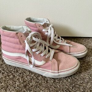 Vans Pink High-Top Sneakers